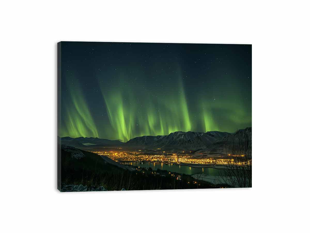 Northern Lights  Canvas Art Print Poster-3