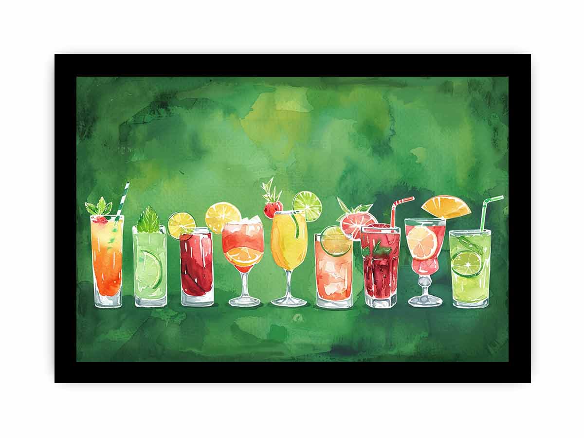 Summar Cocktails Canvas Art Print-7