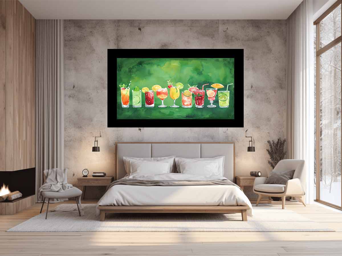 Summar Cocktails Canvas Art Print-1