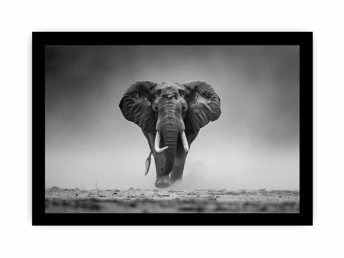 Elepahant Canvas Painting  Print-7