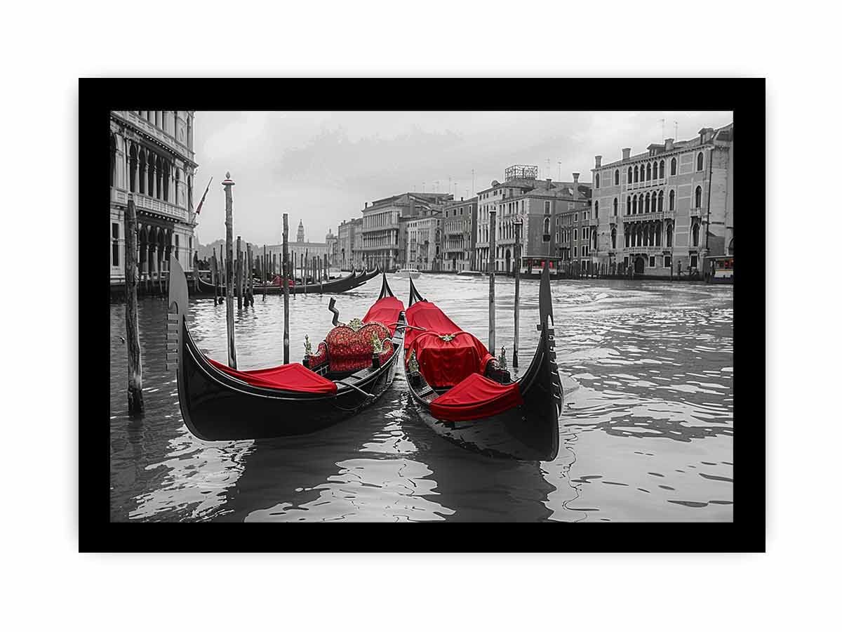 venice Gondolas  Canvas Art Print-7