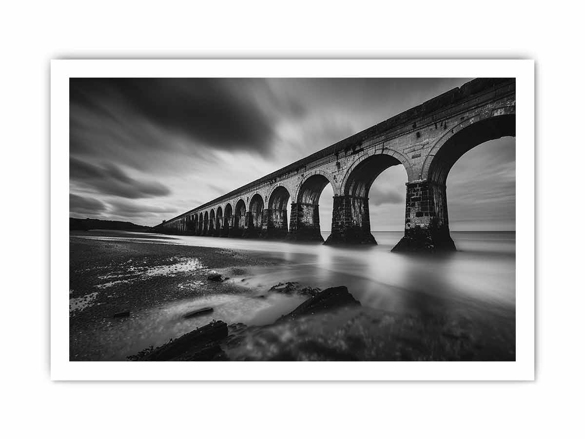 Railway Bridge Canvas Art Print-8