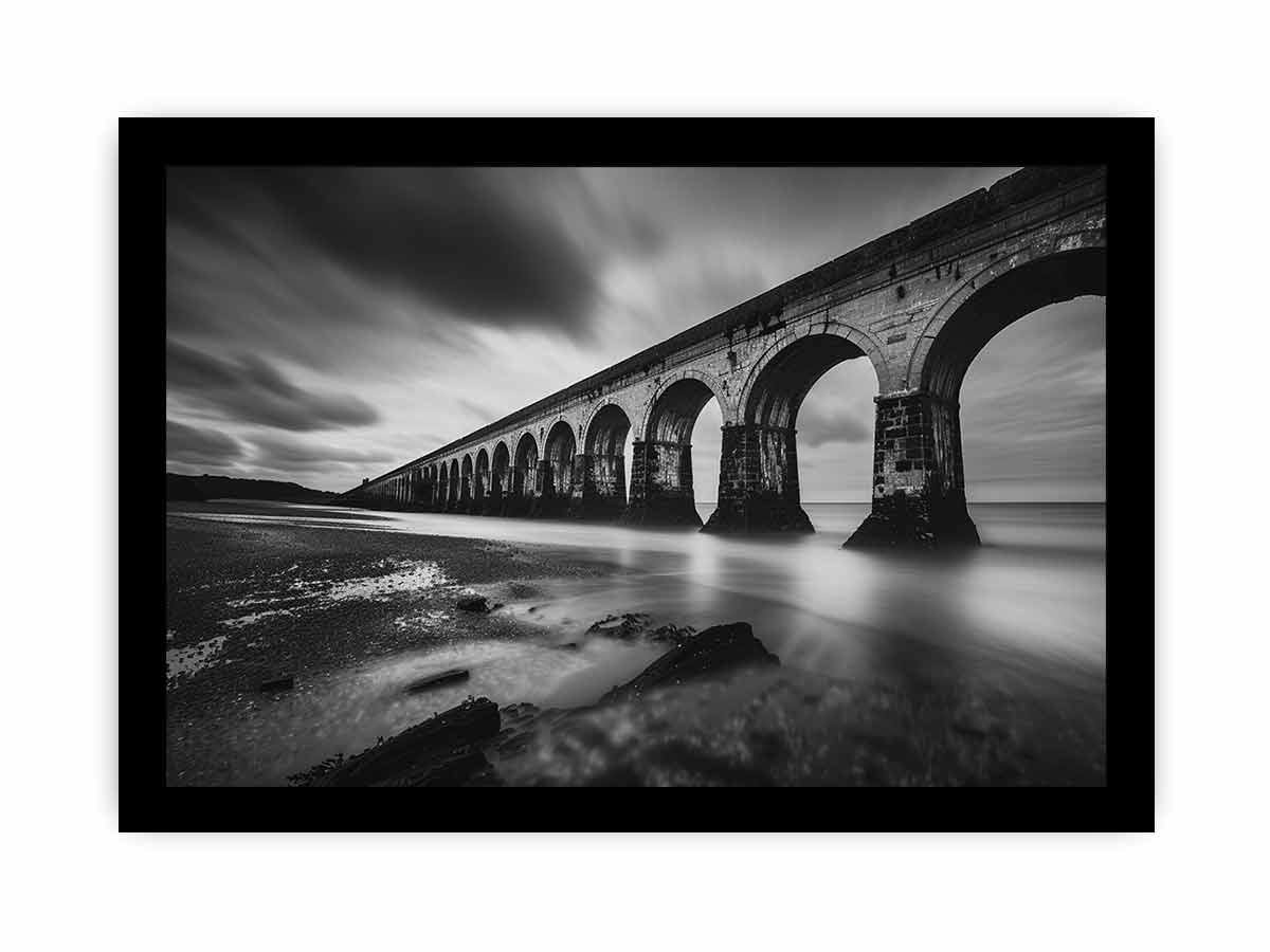 Railway Bridge Canvas Art Print-7