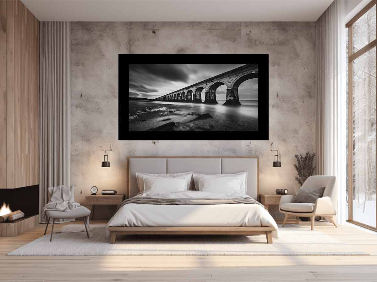 Railway Bridge Canvas Art Print-1