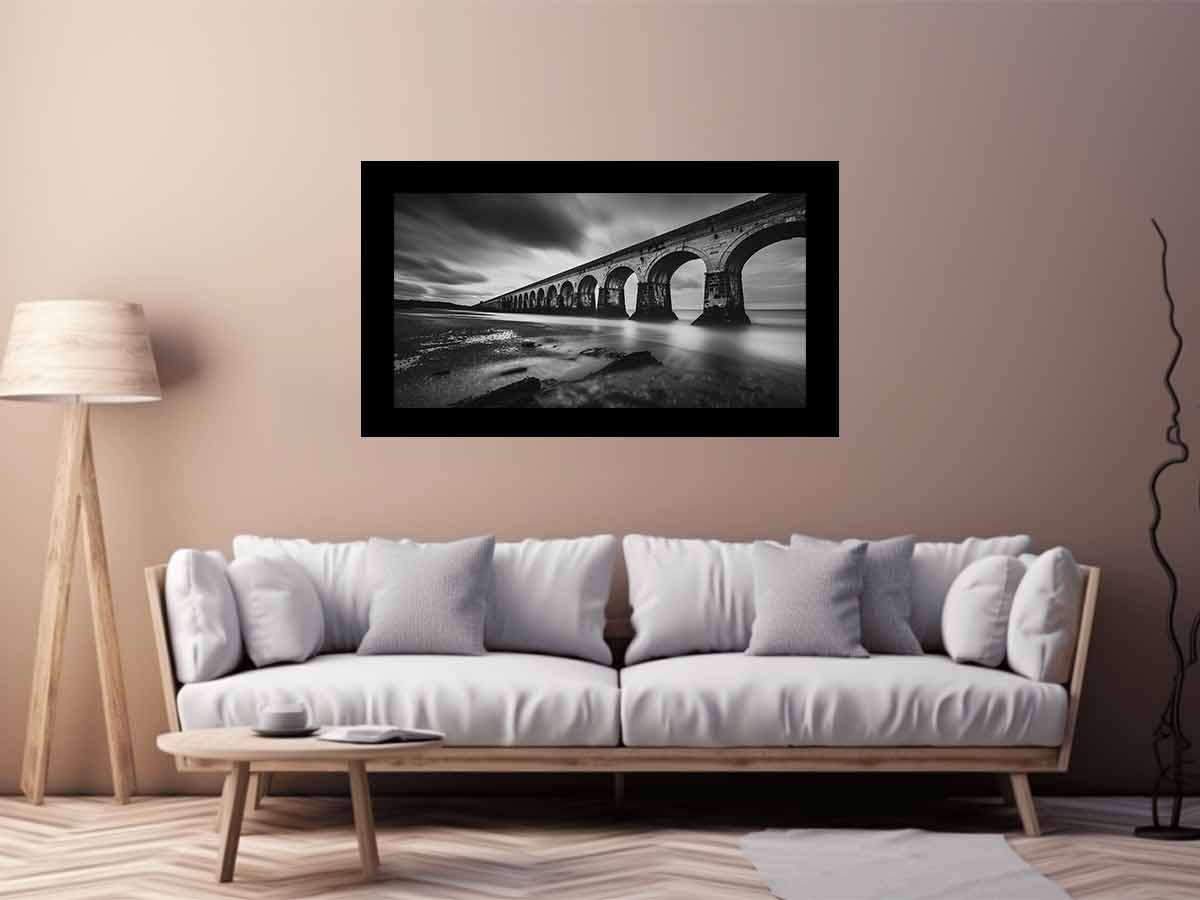 Railway Bridge Canvas Art Print-2
