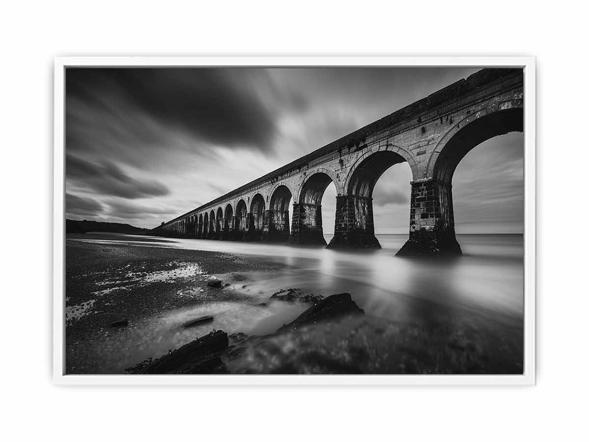 Railway Bridge Canvas Art Print-5