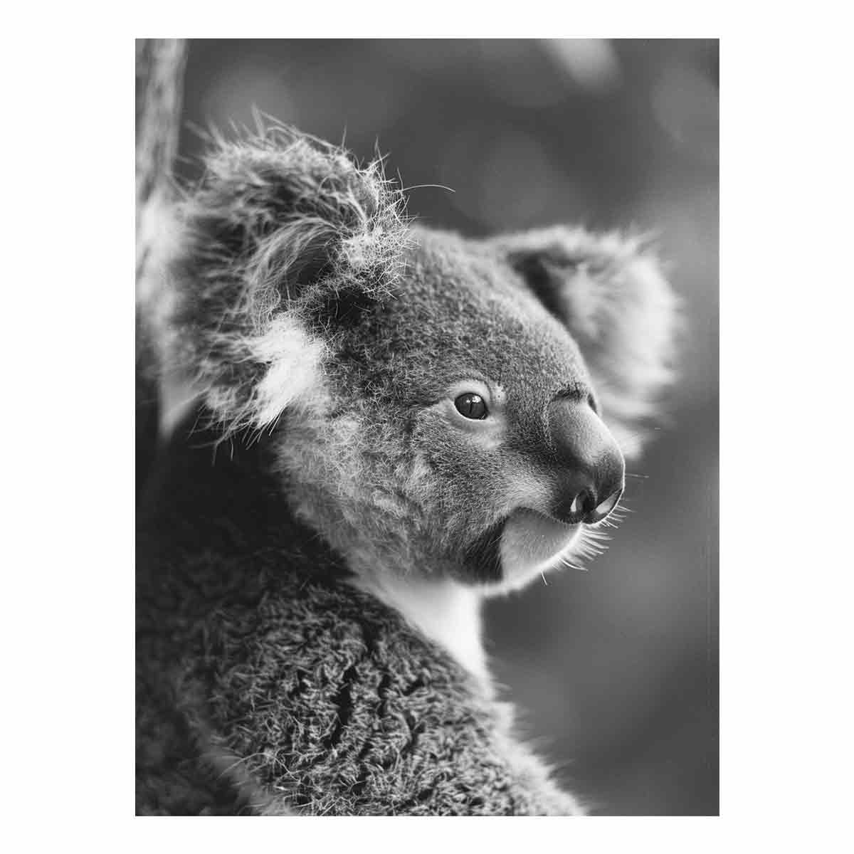 Baby Koala Canvas Art Print Photography art-0