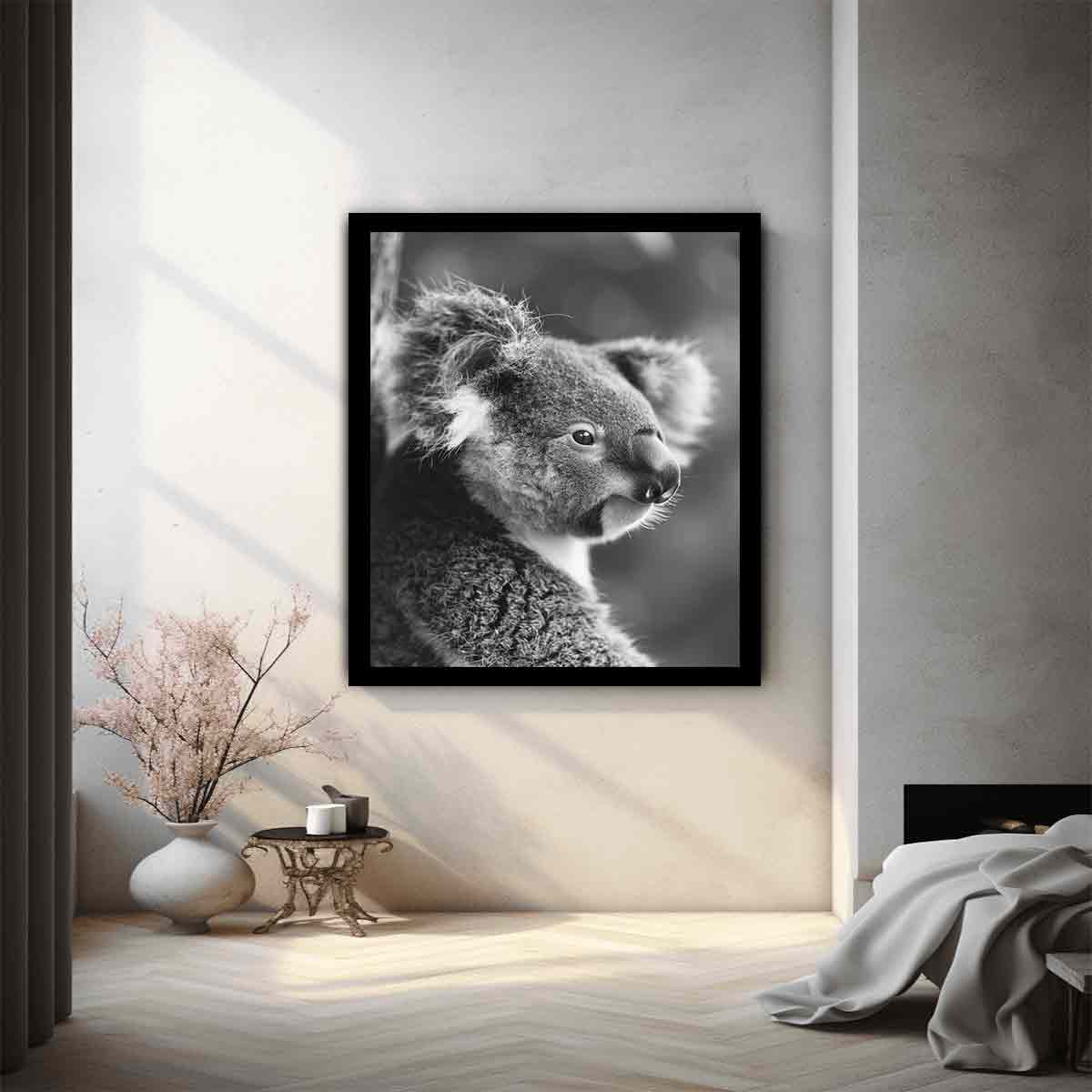 Baby Koala Canvas Art Print Photography art-1