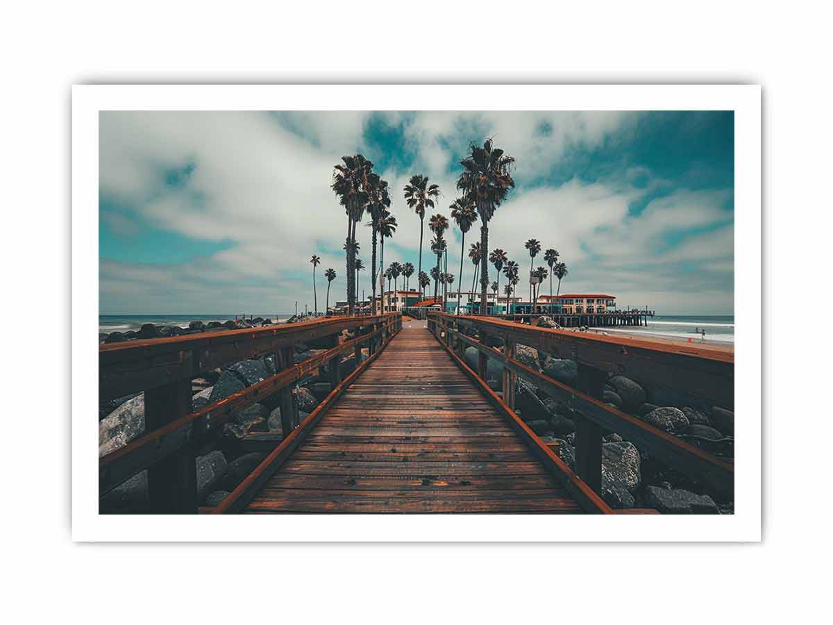 California Palm Trees Canvas Art Print-8