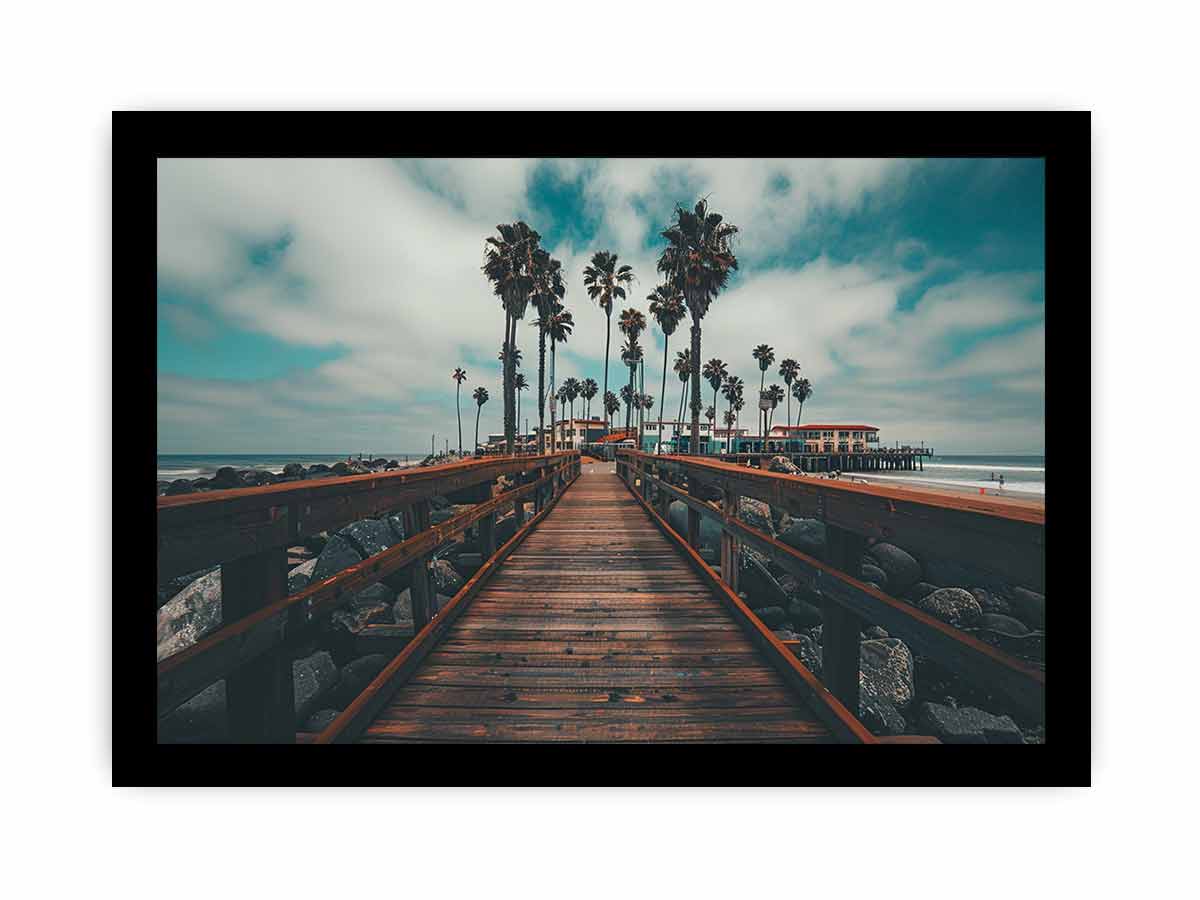 California Palm Trees Canvas Art Print-7