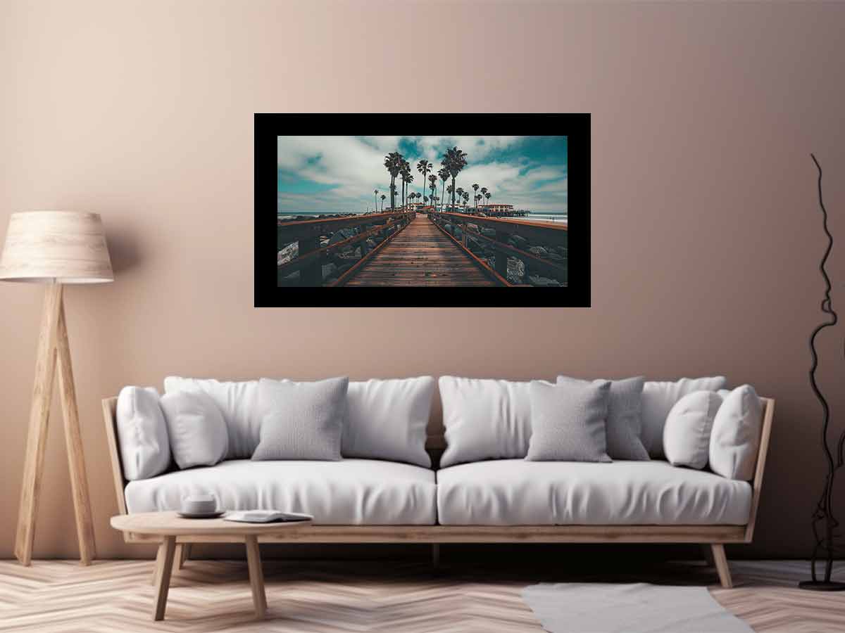 California Palm Trees Canvas Art Print-2
