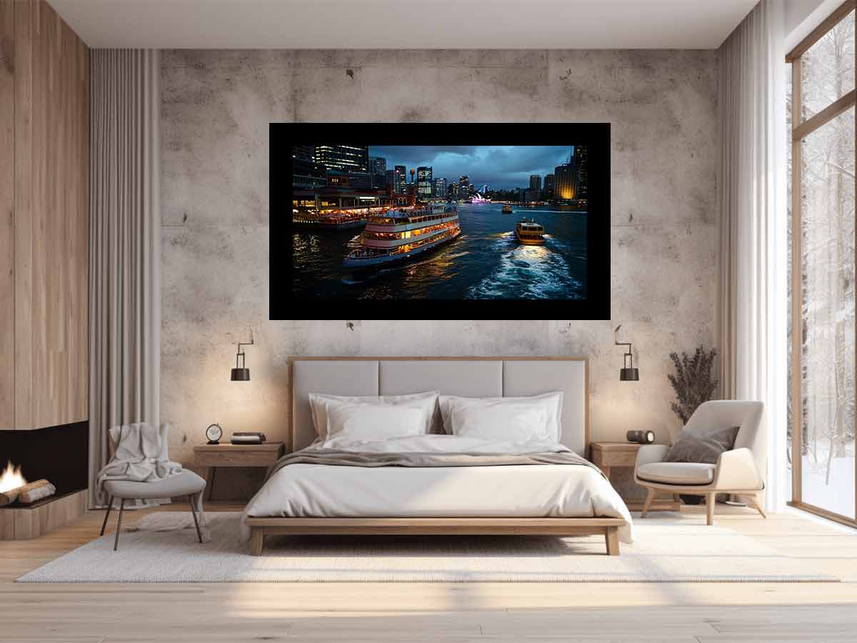 Circular Quay Sydney Canvas Art Print-1