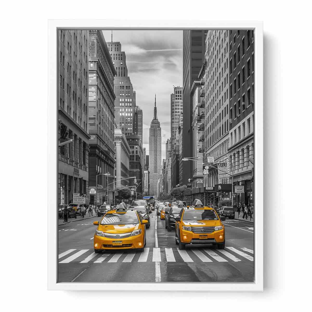 New York Street Canvas  Art Print-5