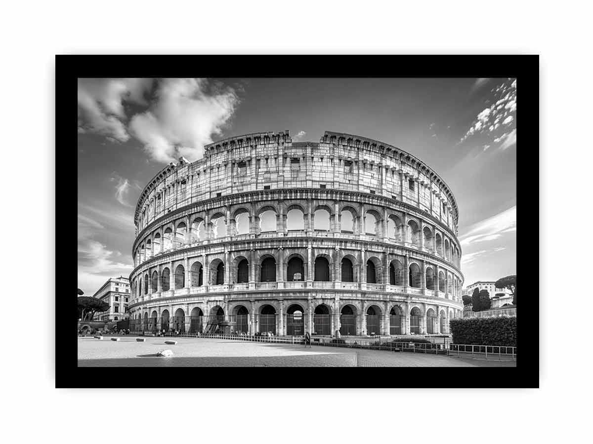 Colosseum in Rome Italy Canvas Art Print-7