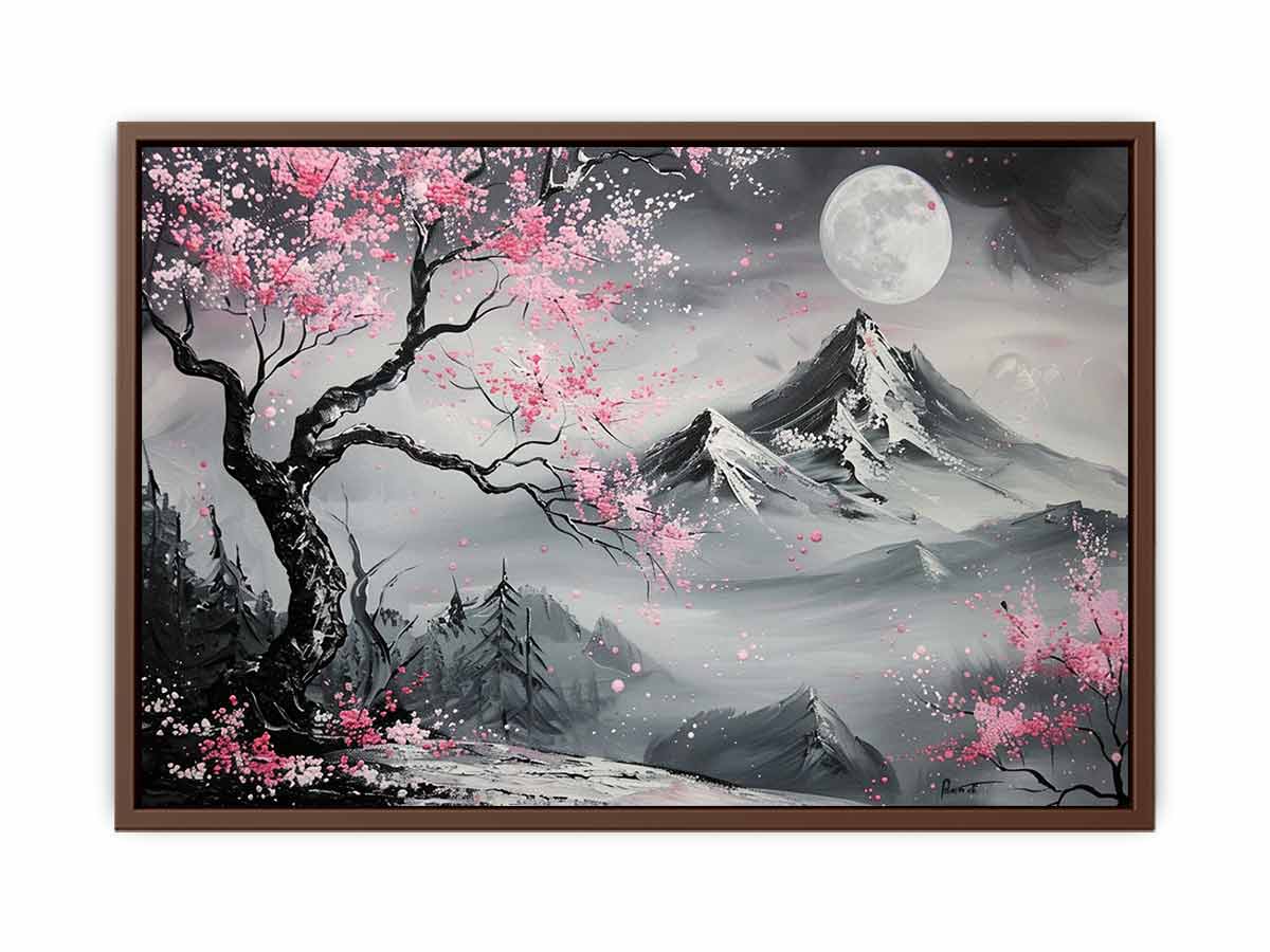 Cherry Blossom Tree Canvas Art Print-6