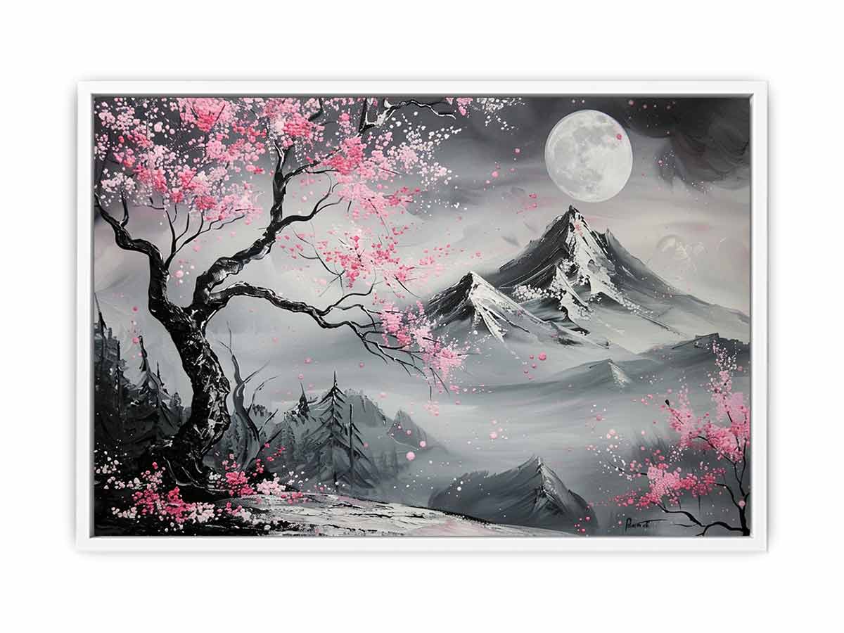 Cherry Blossom Tree Canvas Art Print-5