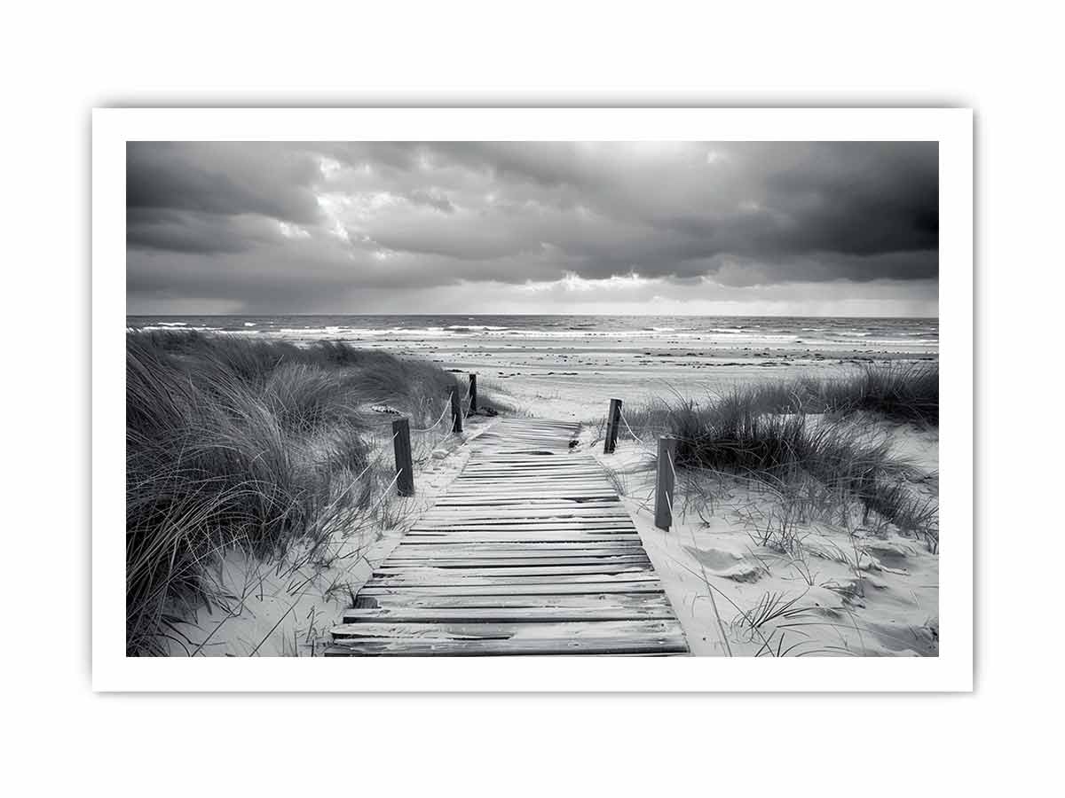 Beach Path pahotogrpahy art  Canvas Art Print-8