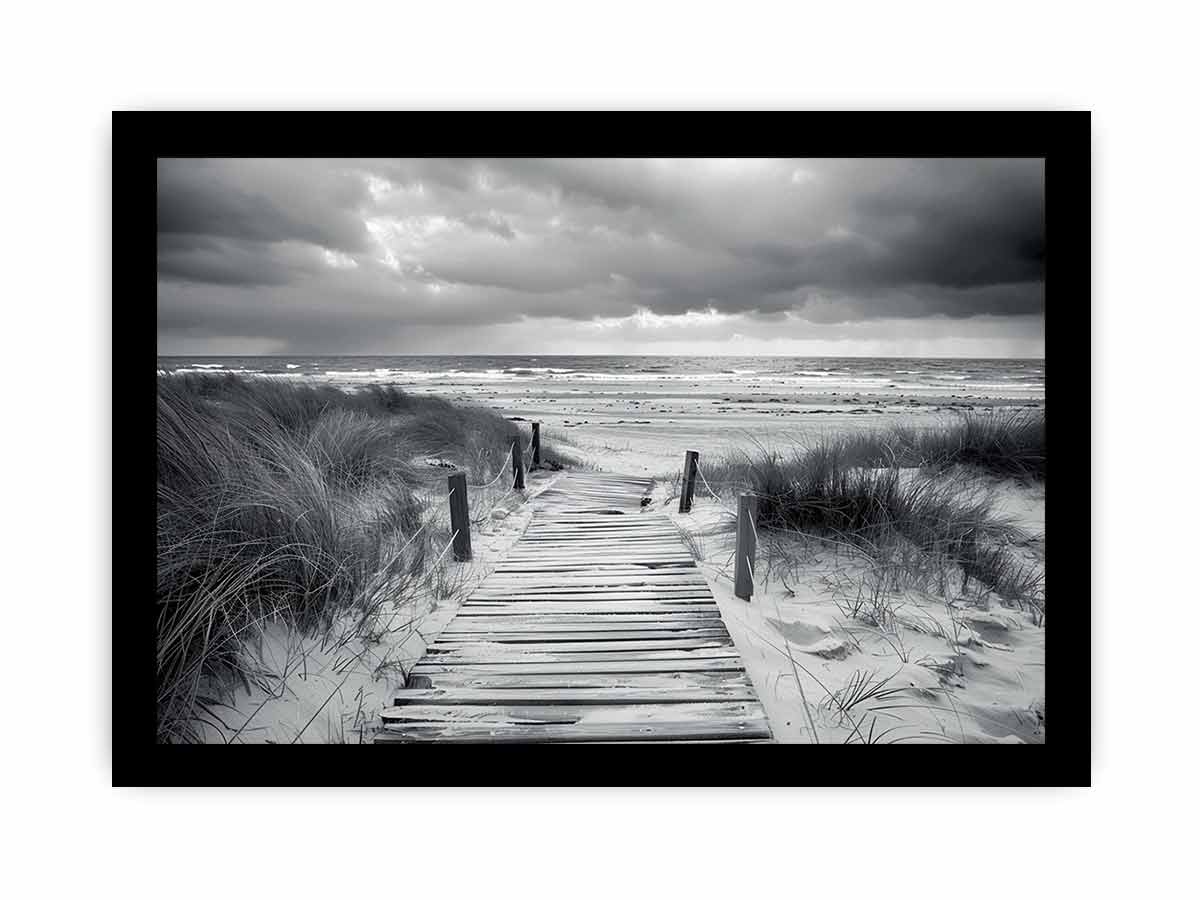Beach Path pahotogrpahy art  Canvas Art Print-7