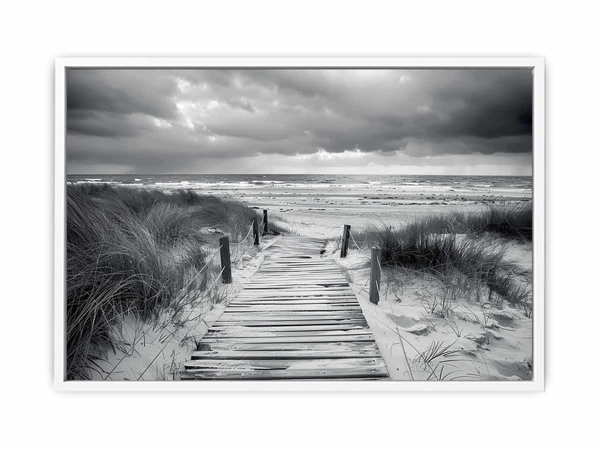 Beach Path pahotogrpahy art  Canvas Art Print-5