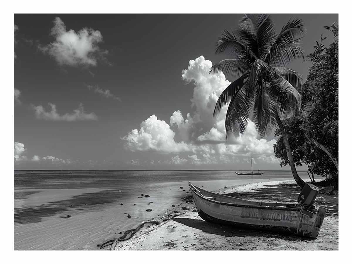 Boat  Canvas art Photography Print-0