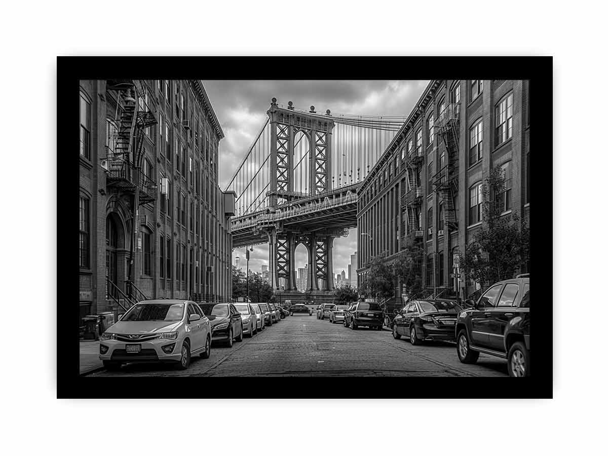 Manhattan Bridge  Canvas Art Print-7