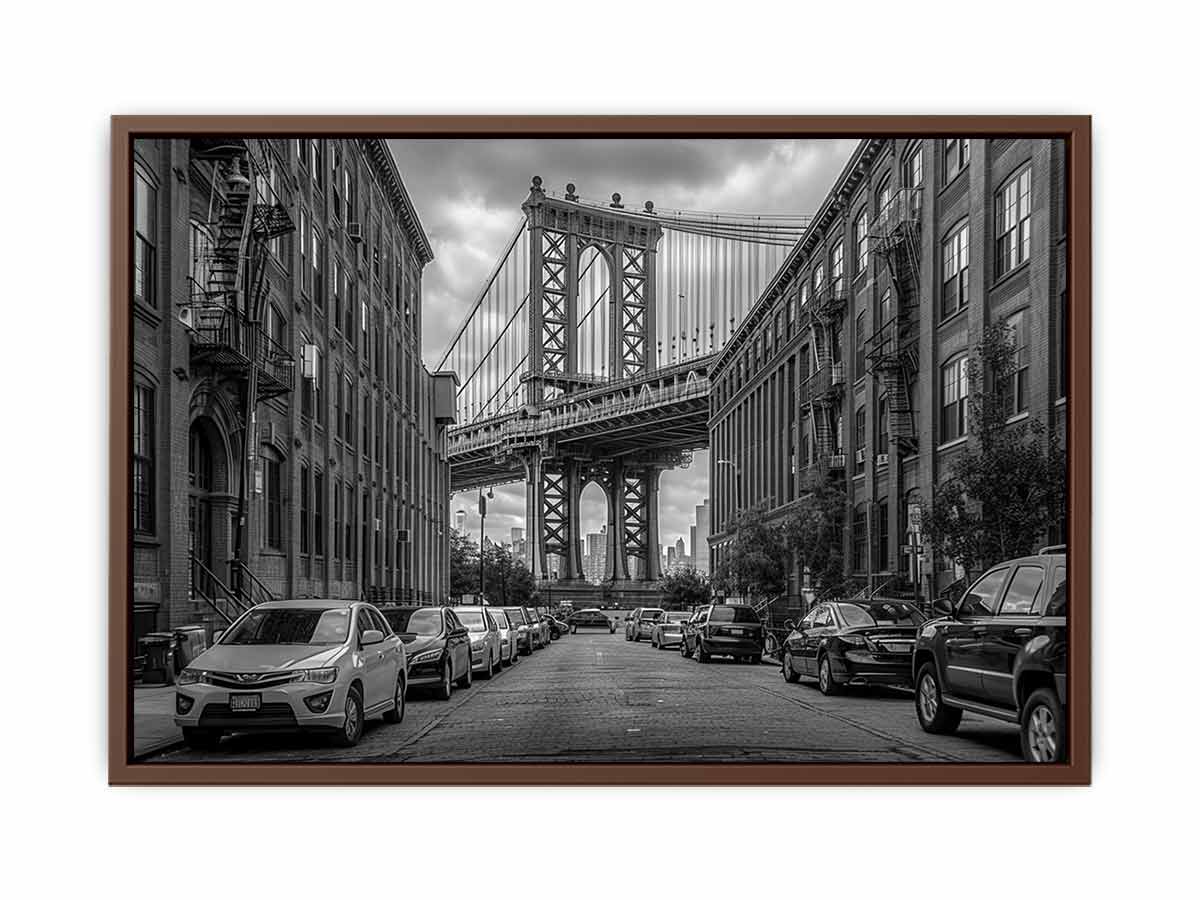 Manhattan Bridge  Canvas Art Print-6