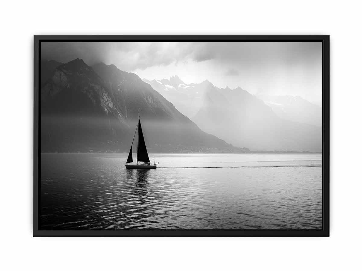 Sailing Boat  Photography Art Canvas Art Print-4