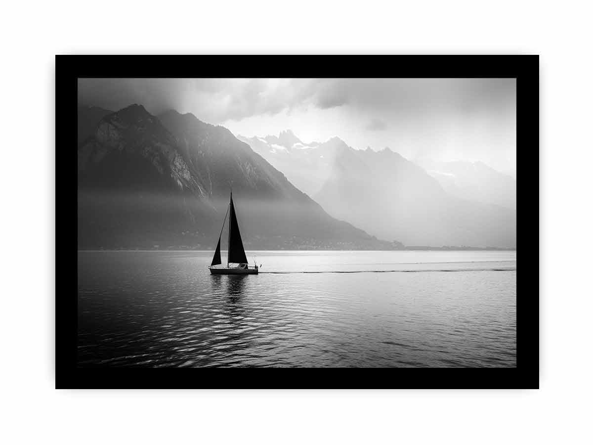 Sailing Boat  Photography Art Canvas Art Print-7