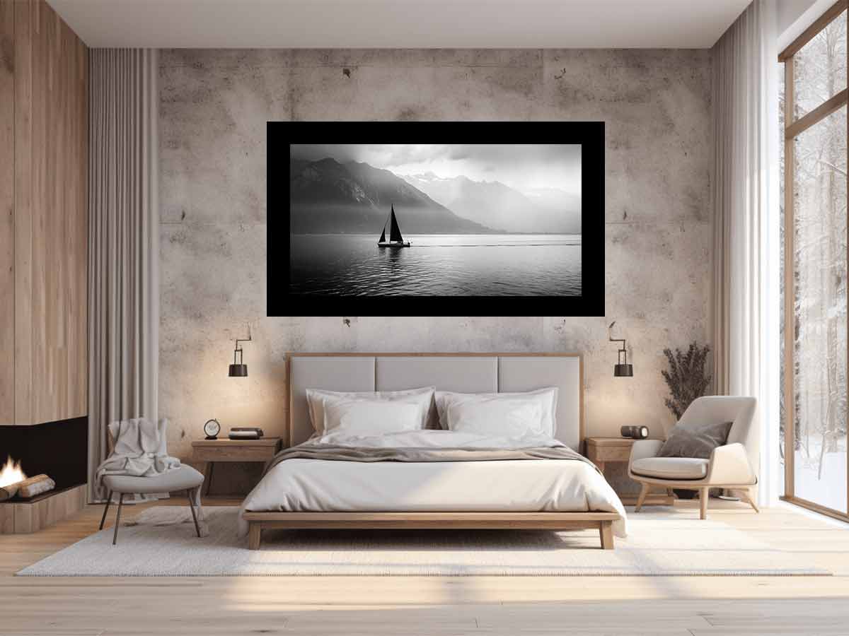 Sailing Boat  Photography Art Canvas Art Print-1