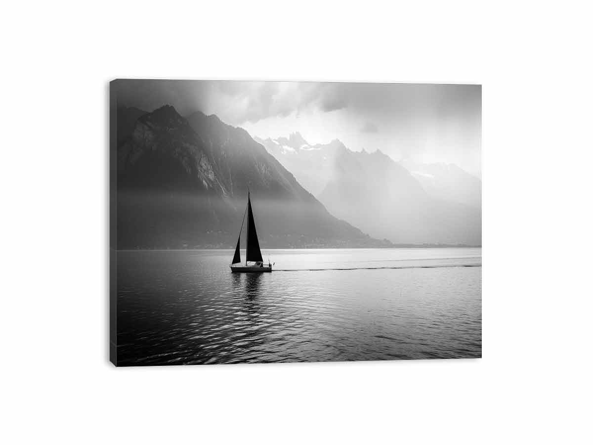 Sailing Boat  Photography Art Canvas Art Print-3