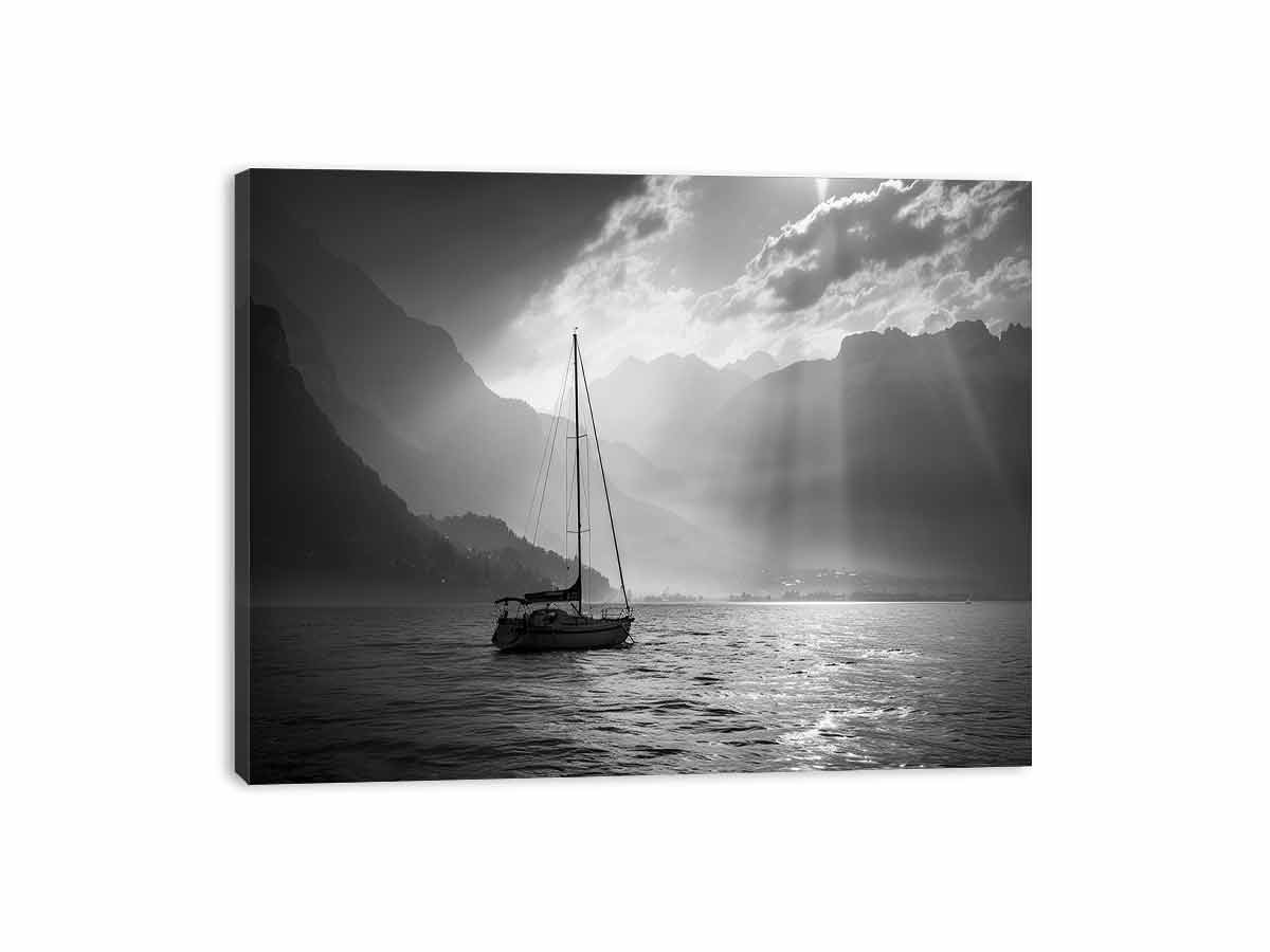 Sailing Boat Canvas Art Print-3