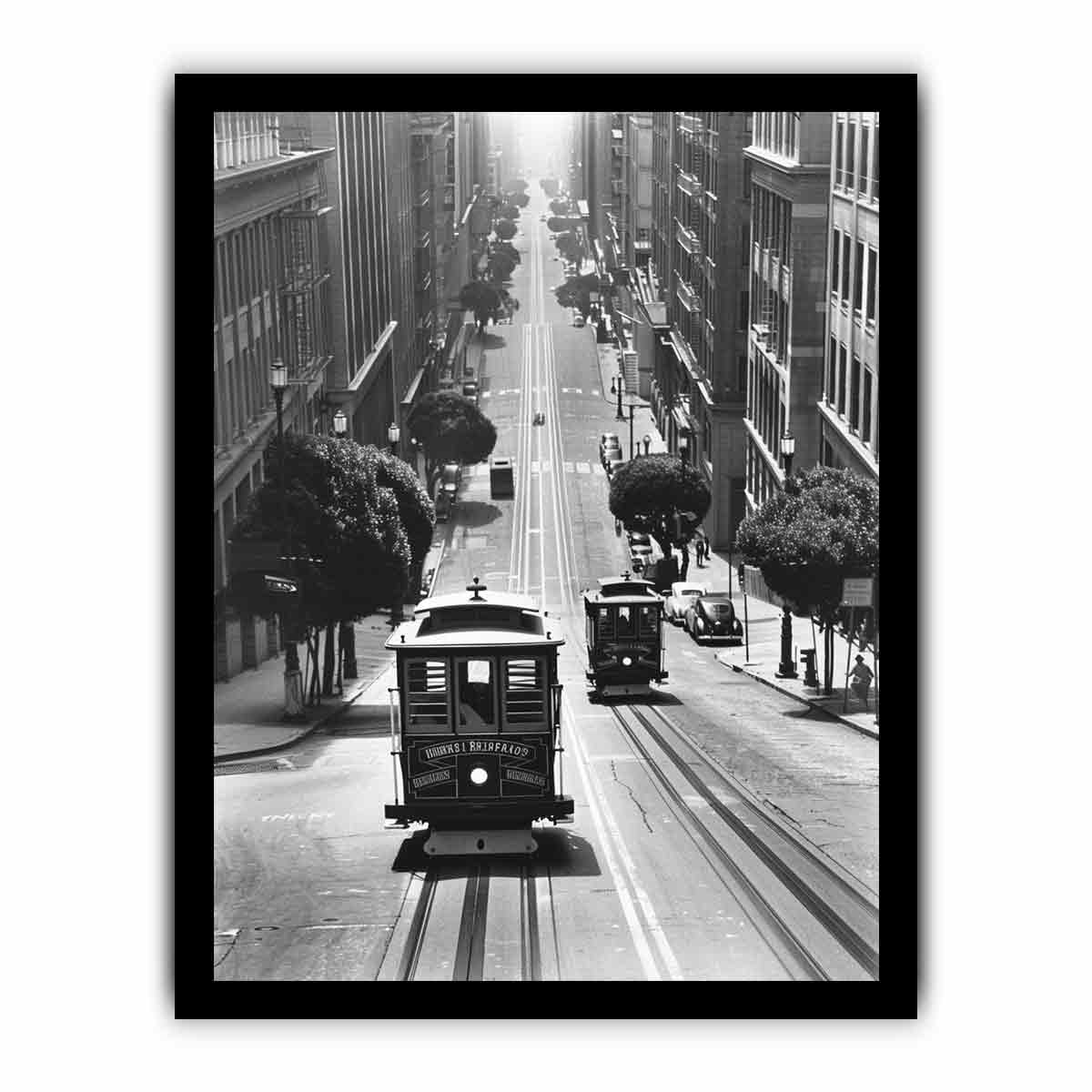 Main Street San Francisco Canvas Art Print-7