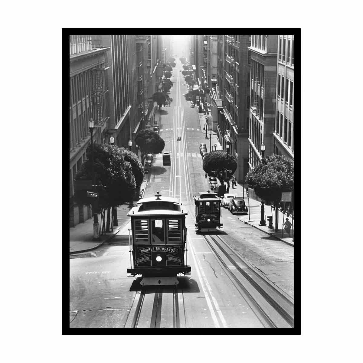 Main Street San Francisco Canvas Art Print-4