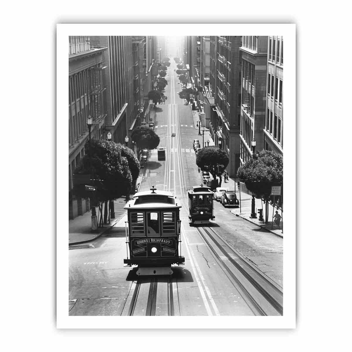 Main Street San Francisco Canvas Art Print-8