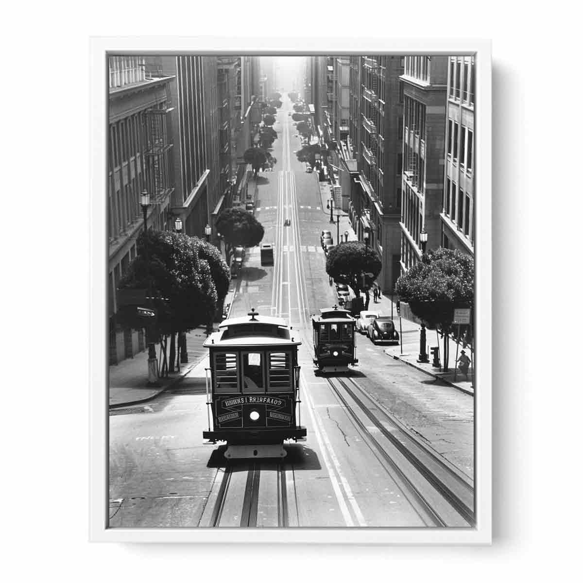 Main Street San Francisco Canvas Art Print-5