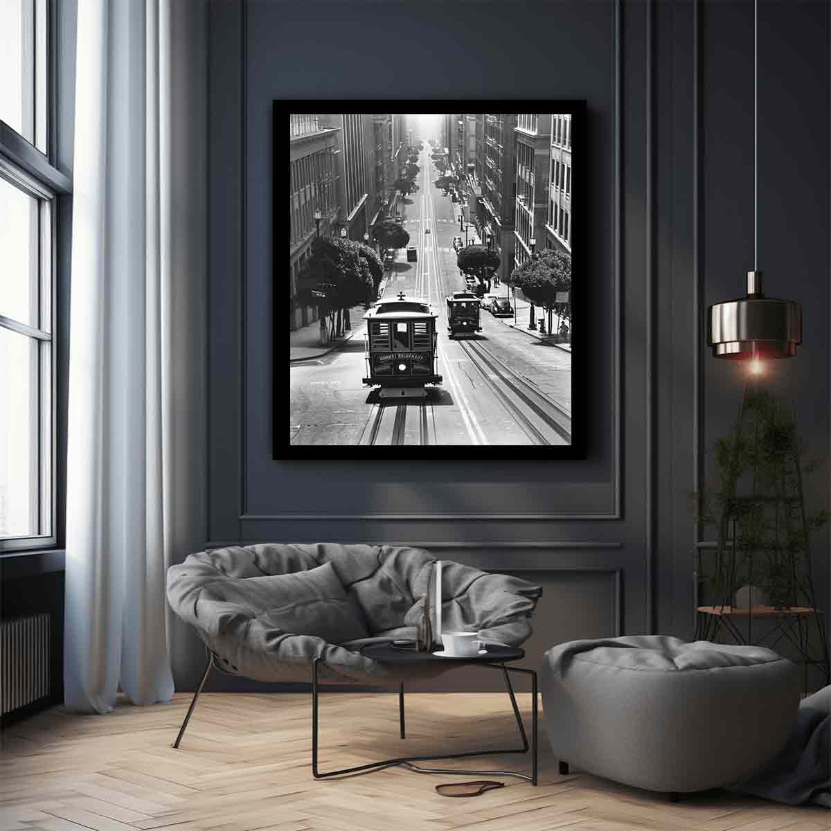 Main Street San Francisco Canvas Art Print-2