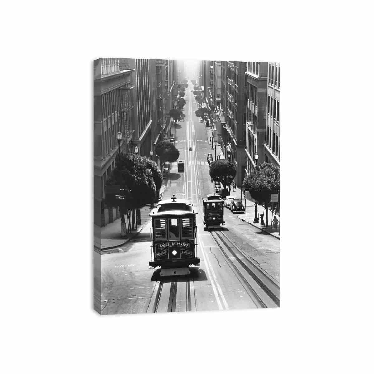 Main Street San Francisco Canvas Art Print-3