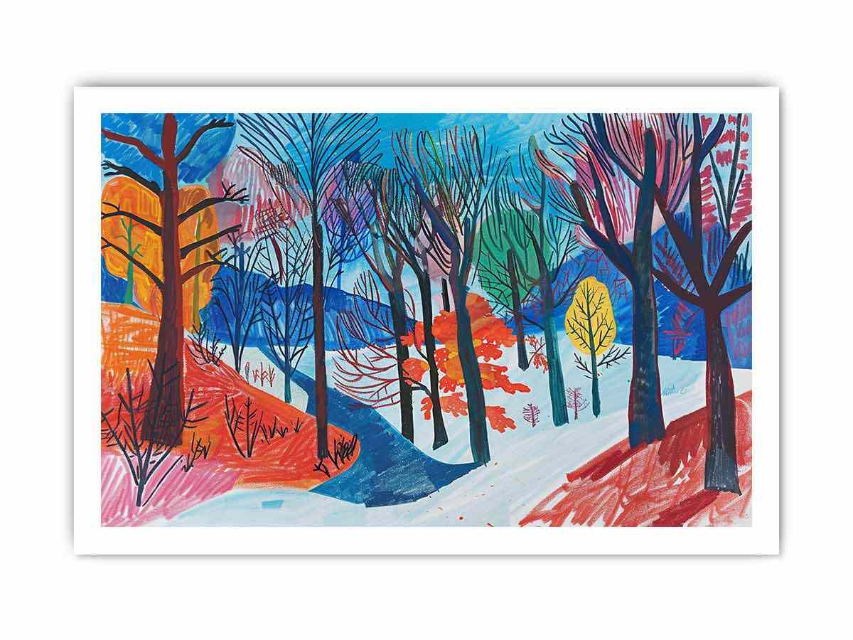 Countryside  landscape Canvas Art Print-8