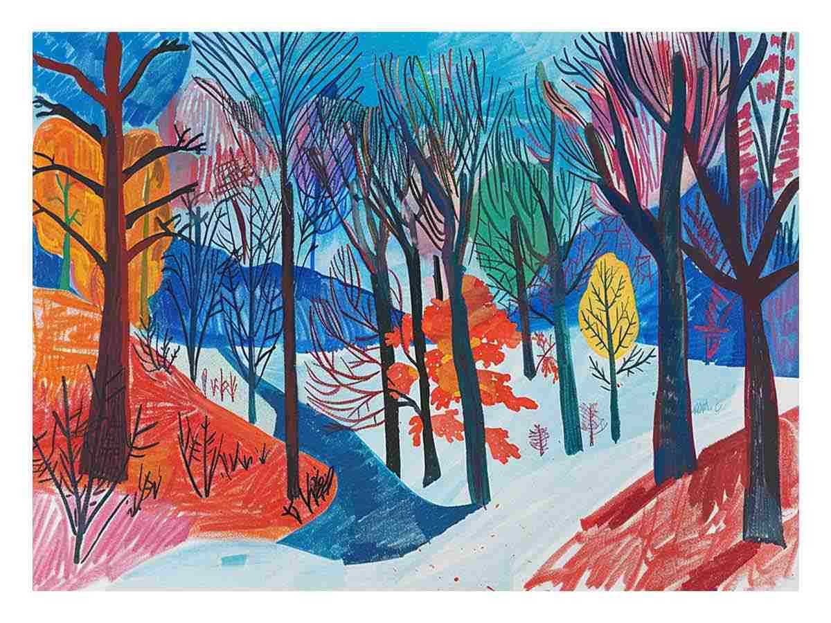 Countryside  landscape Canvas Art Print-0