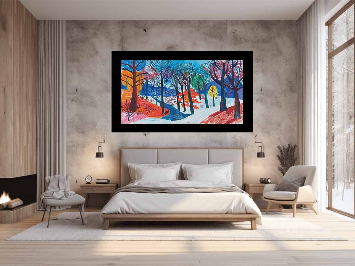 Countryside  landscape Canvas Art Print-1