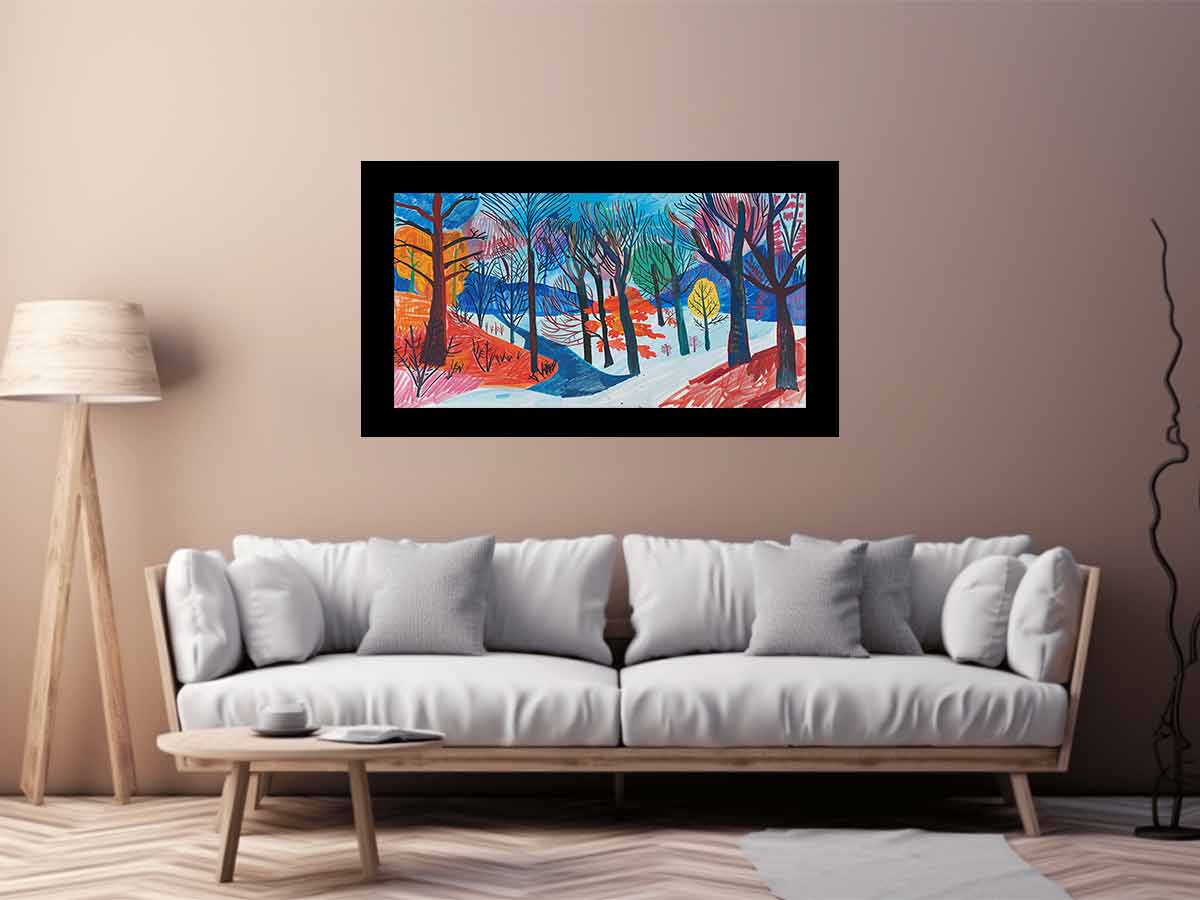 Countryside  landscape Canvas Art Print-2