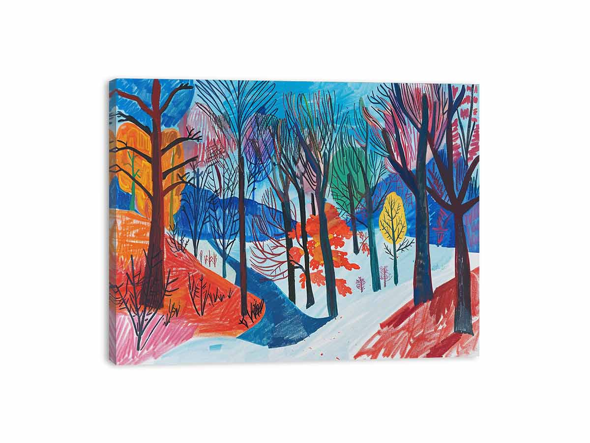 Countryside  landscape Canvas Art Print-3
