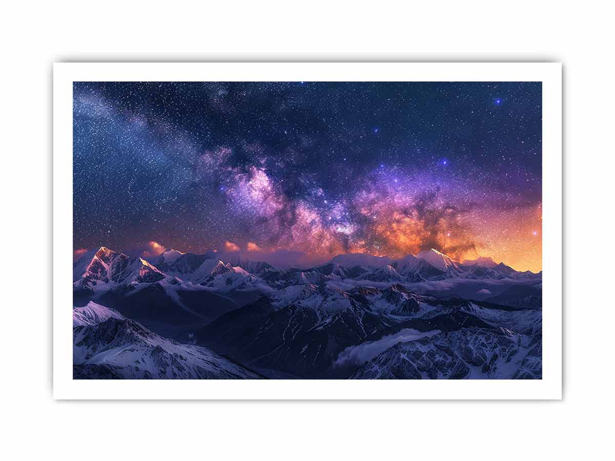 Starry Sky  Canvas Art Print-8