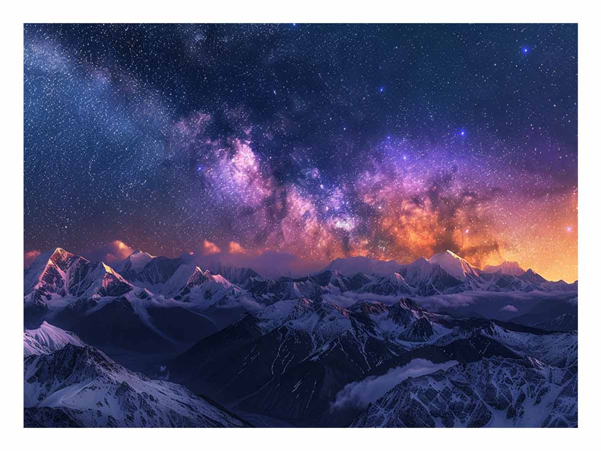 Starry Sky  Canvas Art Print-0