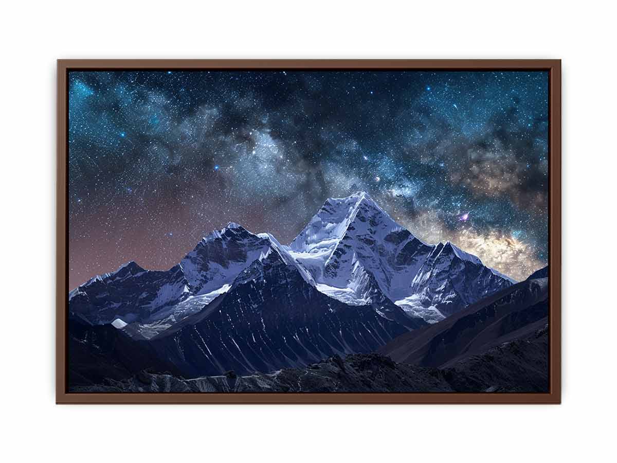 Starry Sky galaxy  Canvas Art Print-6