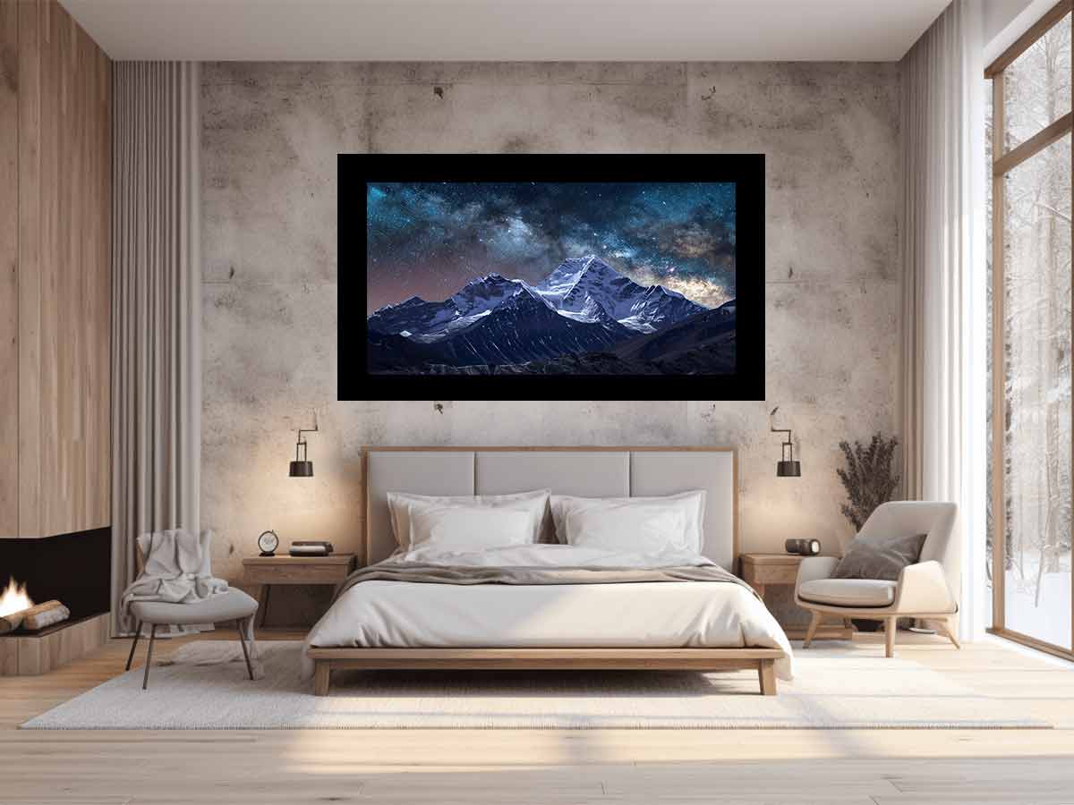 Starry Sky galaxy  Canvas Art Print-1