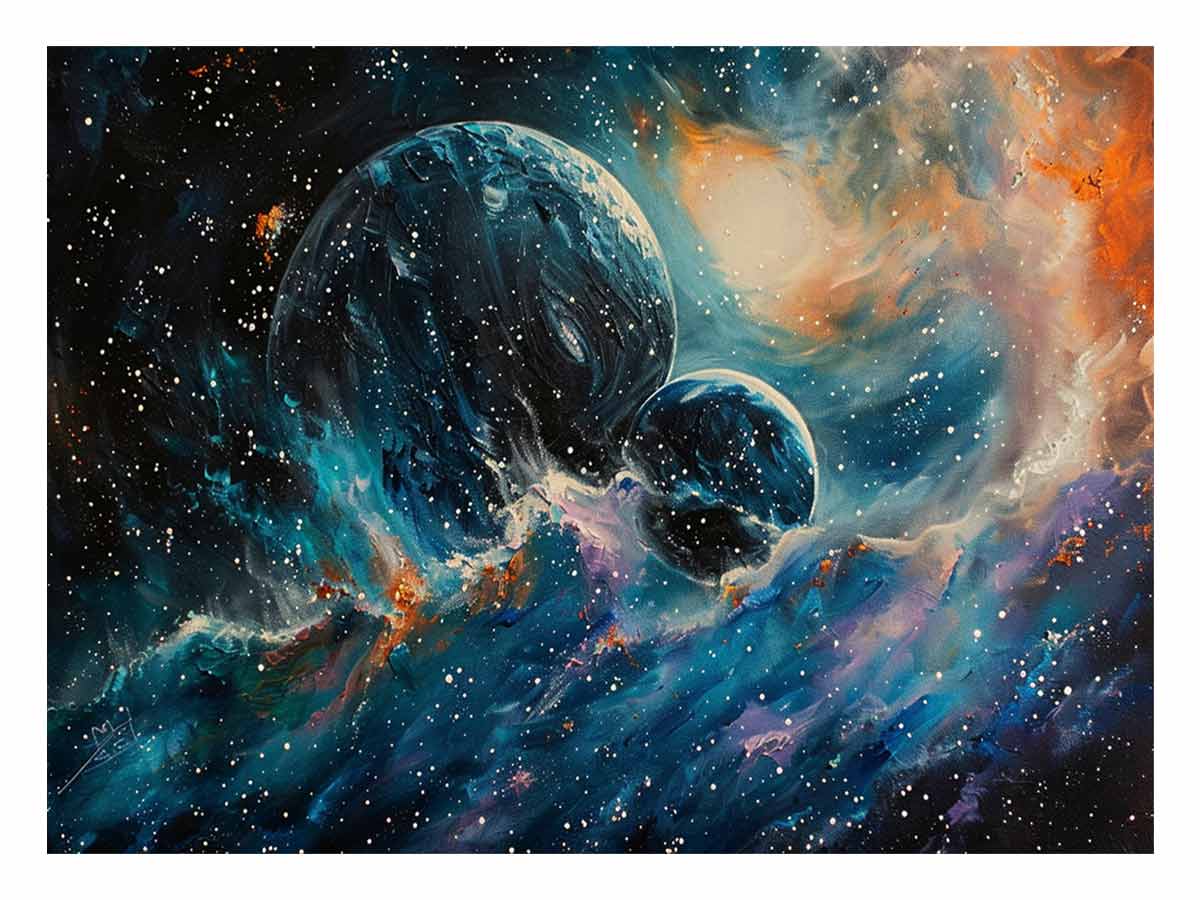 Space Art  Canvas Art Print-0