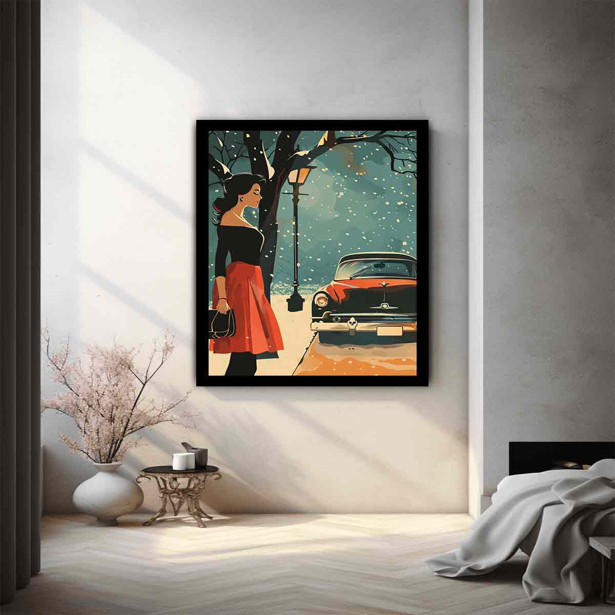 Waiting for Prince Canvas Art Print-1