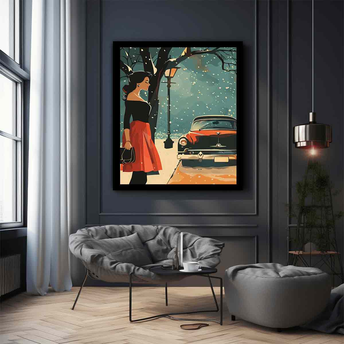 Waiting for Prince Canvas Art Print-2