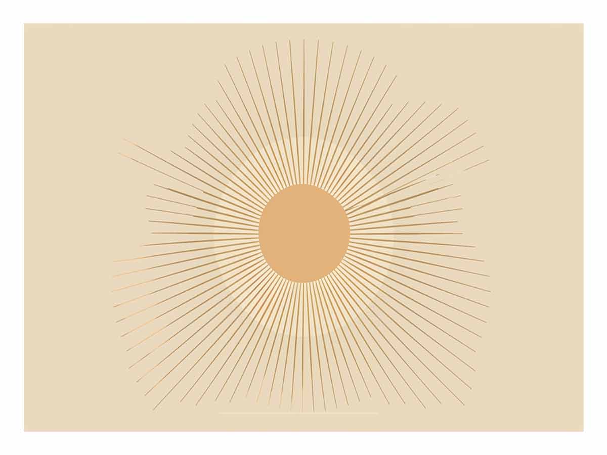 Sun  Canvas Art Print Poster-0